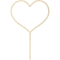 Preview: Cake Topper - Heart - Wood